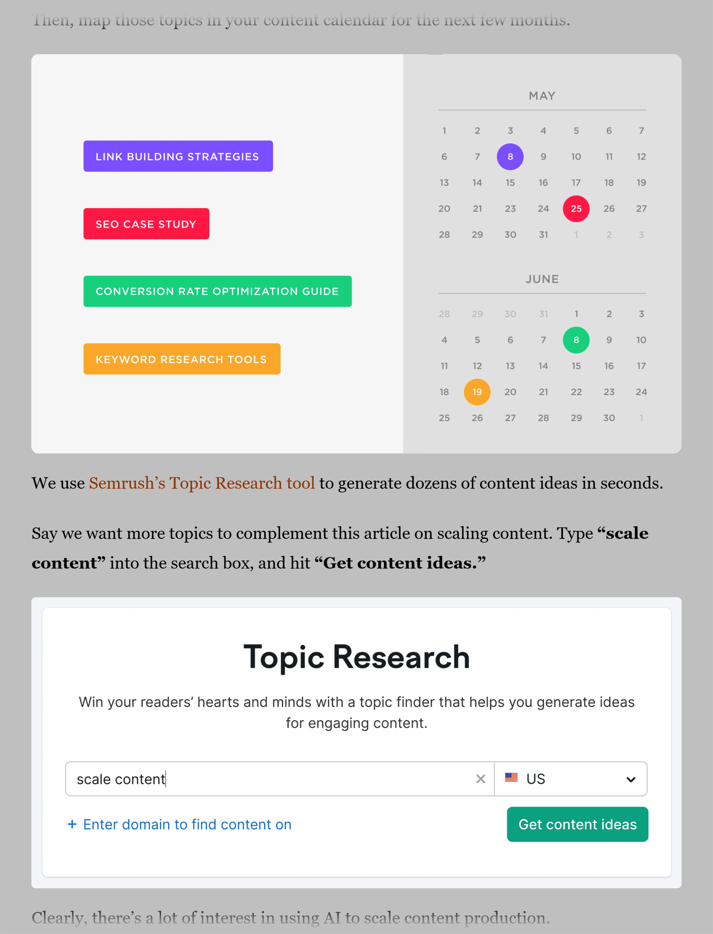 Backlinko – Scale content – Chart & screenshot