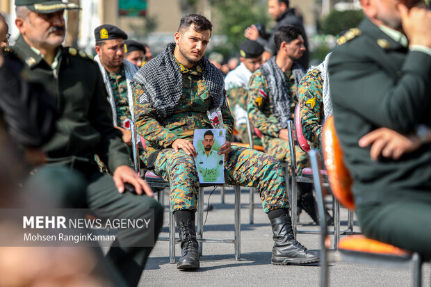 مراسم تشییع شهید امنیت امیرمحمد شمسی