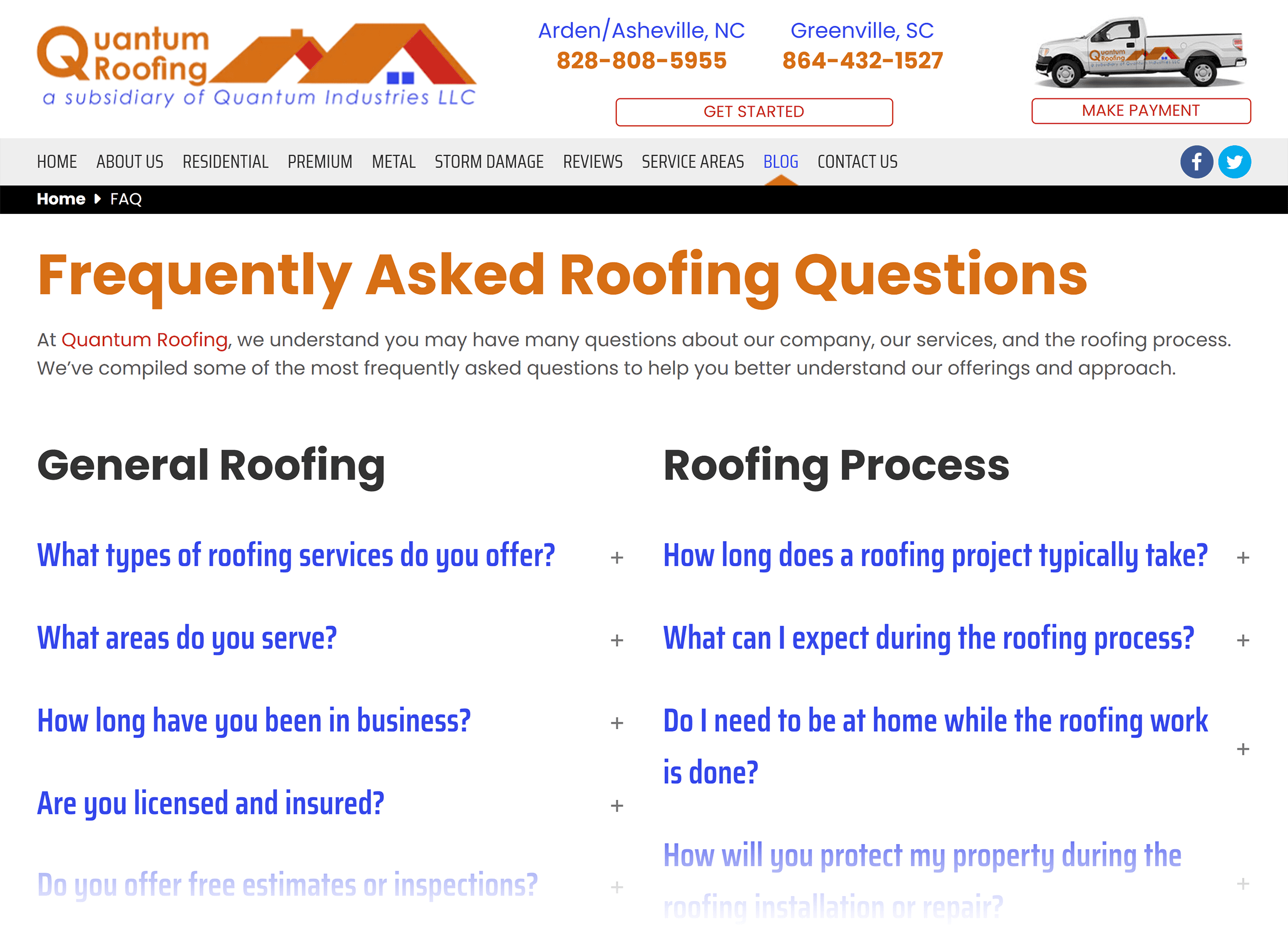 Frequently asked roofing questions