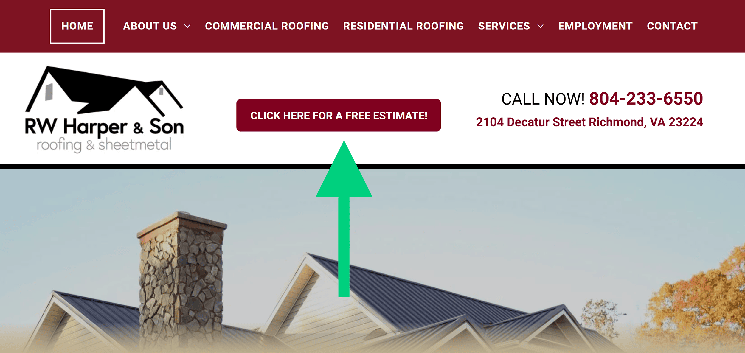 RW Harper Roofing – Homepage