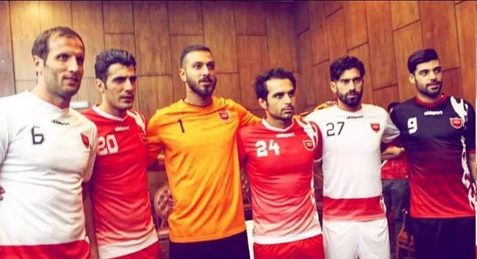 رامین رضاییان در مراسم رونمایی از کیت پرسپولیس + عکس