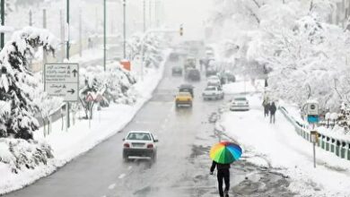 برف و باران کشور را در بر می‌گیرد