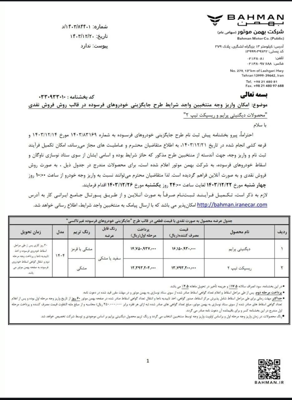 خبر خوش برای متقاضیان خودرو/ شرایط فروش ۱۳ خودرو اعلام شد